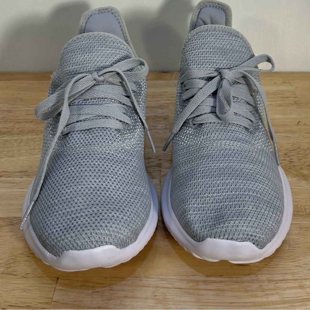 Athletic Works Women's Gray Cushion Sole Sneakers 8 1/2 Comfort Trainers